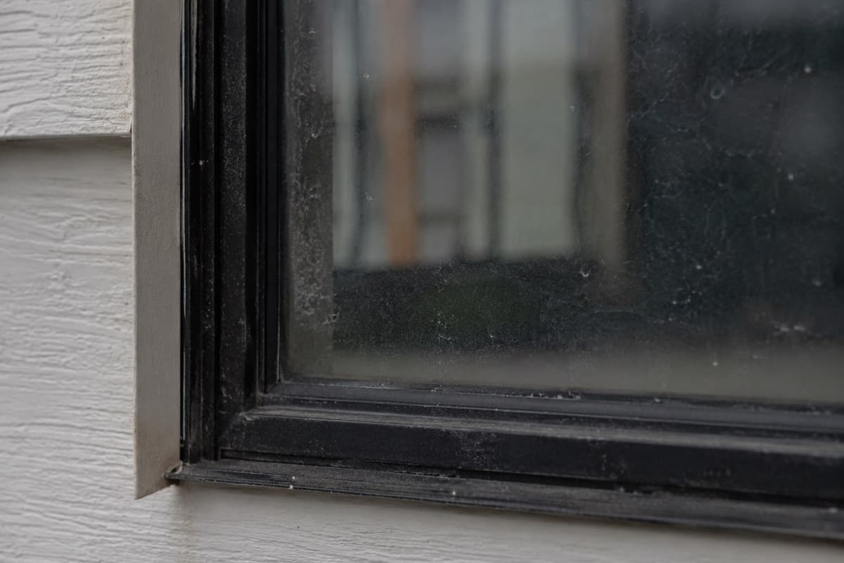 Before window cleaning photo