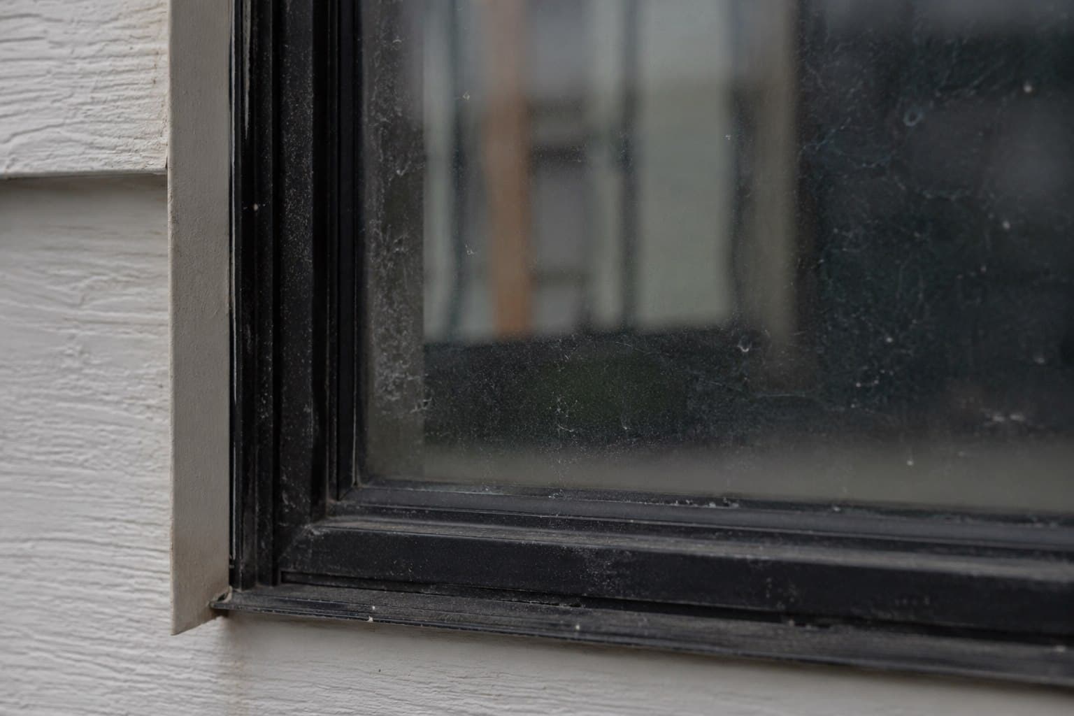 Before window cleaning: Residential glass refresh
