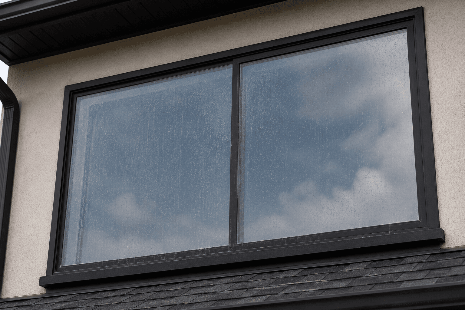 Before: Second-Story Exterior Glass